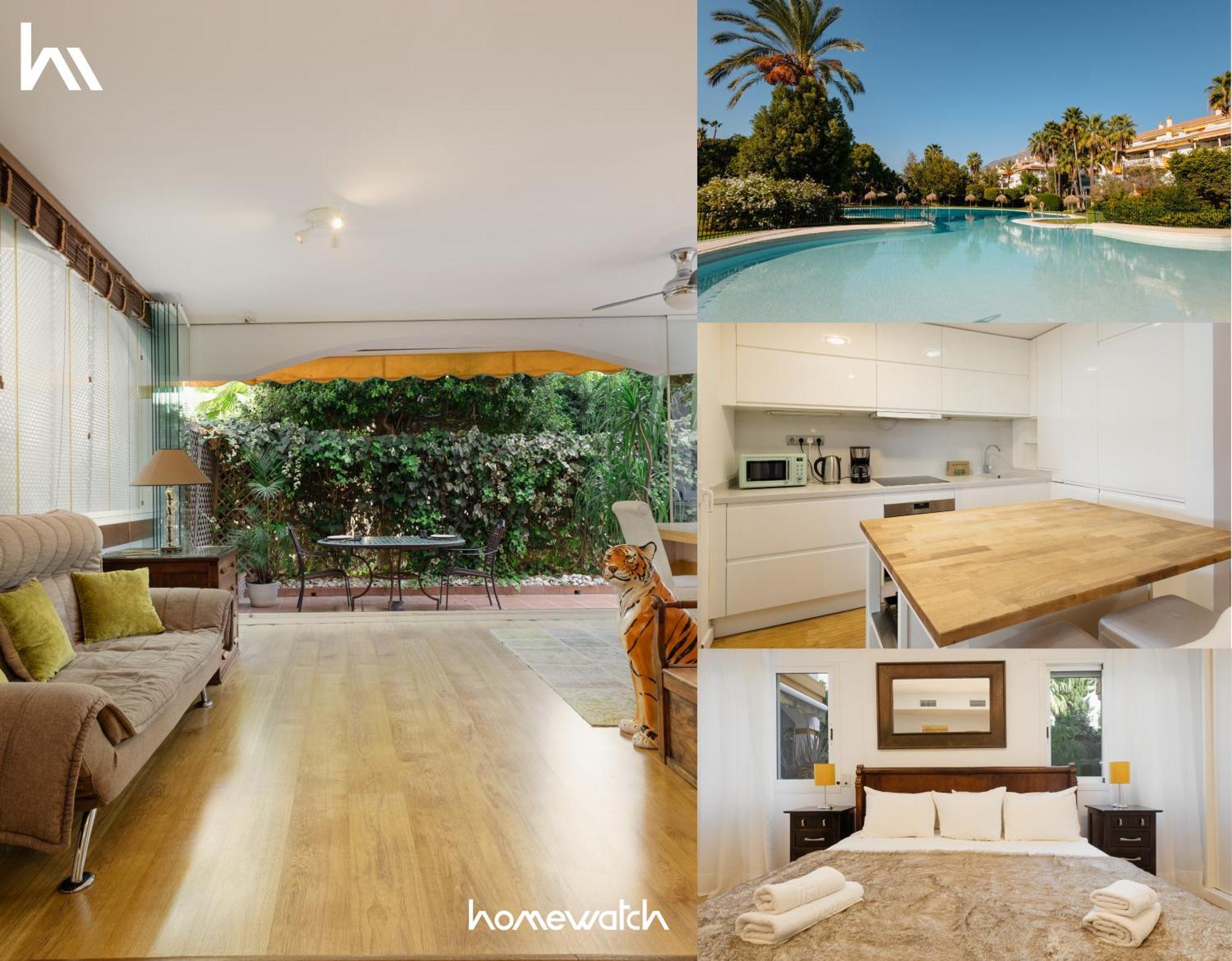 Ground Floor Holiday Apartment With Terrace And Pool In Puerto Banus, ماربيا المظهر الخارجي الصورة